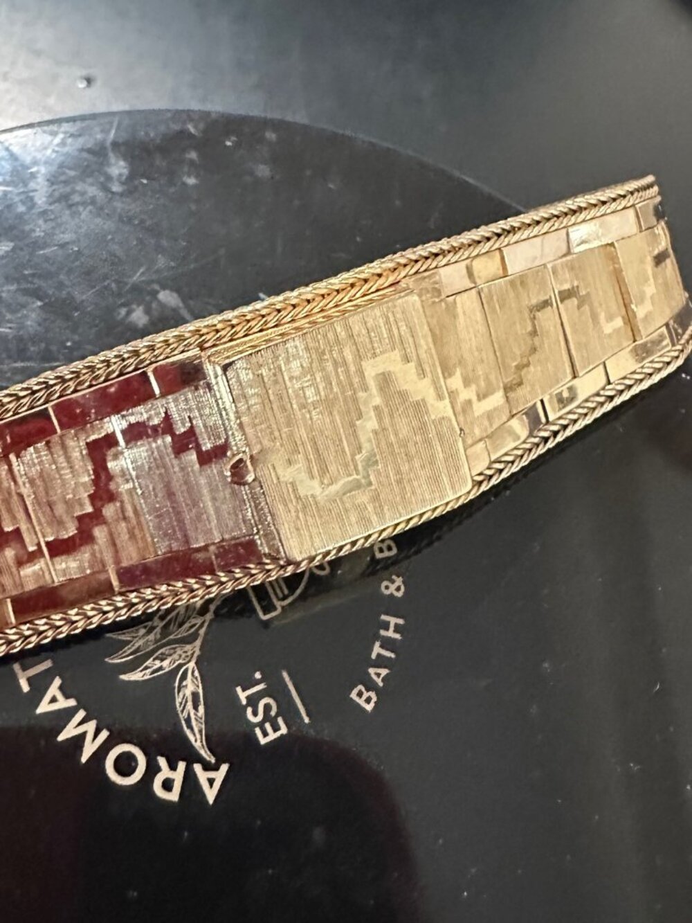 14K Gold Vintage Bracelet/watch